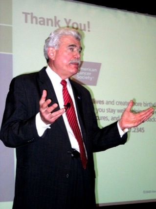 Presenter Dr. J.L. Lichtenfeld, American Cancer Society